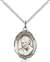 St. Luigi Orione Medal<br/>8326 Oval, Sterling Silver