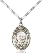 St. Hannibal Medal<br/>8327 Oval, Sterling Silver
