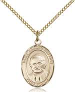 St. Arnold Janssen Medal<br/>8328 Oval, Gold Filled