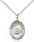 St. Arnold Janssen Medal<br/>8328 Oval, Sterling Silver
