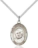 St. Arnold Janssen Medal<br/>8328 Oval, Sterling Silver
