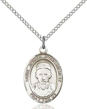 St. Joseph Freinademetz Medal<br/>8329 Oval, Sterling Silver