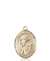St. Kenneth Medal<br/>8332 Oval, 14kt Gold