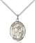 St. Kenneth Medal<br/>8332 Oval, Sterling Silver