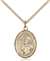 St. Rene Goupil Medal<br/>8334 Oval, Gold Filled