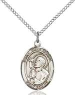 St. Rene Goupil Medal<br/>8334 Oval, Sterling Silver