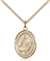 St. Catherine of Sweden Medal<br/>8336 Oval, Gold Filled