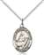 St. Catherine of Sweden Medal<br/>8336 Oval, Sterling Silver