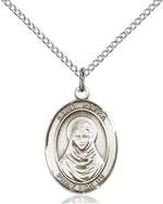 St. Rafka Medal<br/>8338 Oval, Sterling Silver