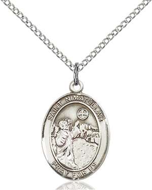 St. Nimatullah Medal<br/>8339 Oval, Sterling Silver