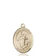 St. Clement Medal<br/>8340 Oval, 14kt Gold