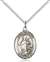 St. Clement Medal<br/>8340 Oval, Sterling Silver