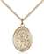 St. Felicity Medal<br/>8341 Oval, Gold Filled