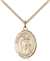 St. Thomas A Becket Medal<br/>8344 Oval, Gold Filled