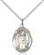 St. Thomas A Becket Medal<br/>8344 Oval, Sterling Silver