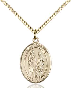 St. Joachim Medal<br/>8348 Oval, Gold Filled