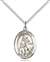 St. Giles Medal<br/>8349 Oval, Sterling Silver