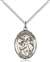 St. Januarius Medal<br/>8351 Oval, Sterling Silver