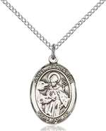 St. Januarius Medal<br/>8351 Oval, Sterling Silver