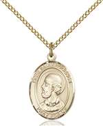 Pope Saint Eugene I Medal<br/>8352 Oval, Gold Filled