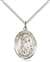 St. Adrian of Nicomedia Medal<br/>8353 Oval, Sterling Silver