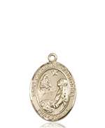 St. Catherine of Bologna Medal<br/>8354 Oval, 14kt Gold