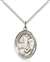 St. Catherine of Bologna Medal<br/>8354 Oval, Sterling Silver