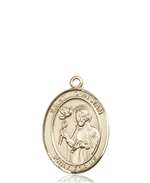 St. Dunstan Medal<br/>8355 Oval, 14kt Gold