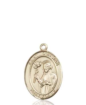 St. Dunstan Medal<br/>8355 Oval, 14kt Gold