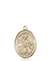 St. Eustachius Medal<br/>8356 Oval, 14kt Gold