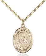 St. John Chrysostom Medal<br/>8357 Oval, Gold Filled