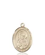 St. John Chrysostom Medal<br/>8357 Oval, 14kt Gold