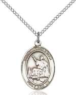 St. John Licci Medal<br/>8358 Oval, Sterling Silver