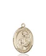 St. Paula Medal<br/>8359 Oval, 14kt Gold