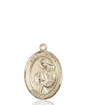 St. Paula Medal<br/>8359 Oval, 14kt Gold