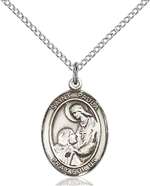 St. Paula Medal<br/>8359 Oval, Sterling Silver