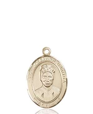 St. Josephine Bakhita Medal<br/>8360 Oval, 14kt Gold