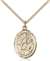 St. Edwin Medal<br/>8361 Oval, Gold Filled
