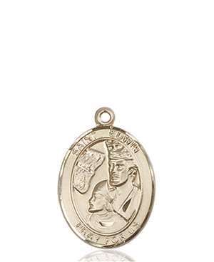 St. Edwin Medal<br/>8361 Oval, 14kt Gold