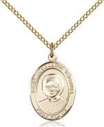 St. Josemaria Escriva Medal<br/>8362 Oval, Gold Filled