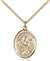 St. Polycarp of Smyrna Medal<br/>8363 Oval, Gold Filled