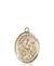 St. Polycarp of Smyrna Medal<br/>8363 Oval, 14kt Gold