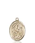 St. Polycarp of Smyrna Medal<br/>8363 Oval, 14kt Gold