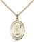 St. Frances Of Rome Medal<br/>8365 Oval, Gold Filled