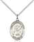 St. Frances of Rome Medal<br/>8365 Oval, Sterling Silver