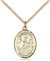 St. Kieran Medal<br/>8367 Oval, Gold Filled