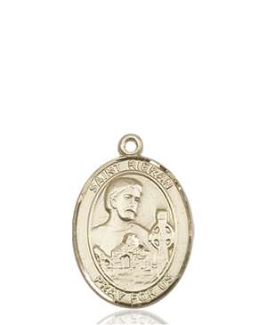 St. Kieran Medal<br/>8367 Oval, 14kt Gold