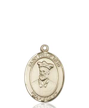 St. Philip Neri Medal<br/>8369 Oval, 14kt Gold