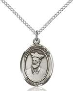 St. Philip Neri Medal<br/>8369 Oval, Sterling Silver