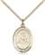 St. John Berchmans Medal<br/>8370 Oval, Gold Filled